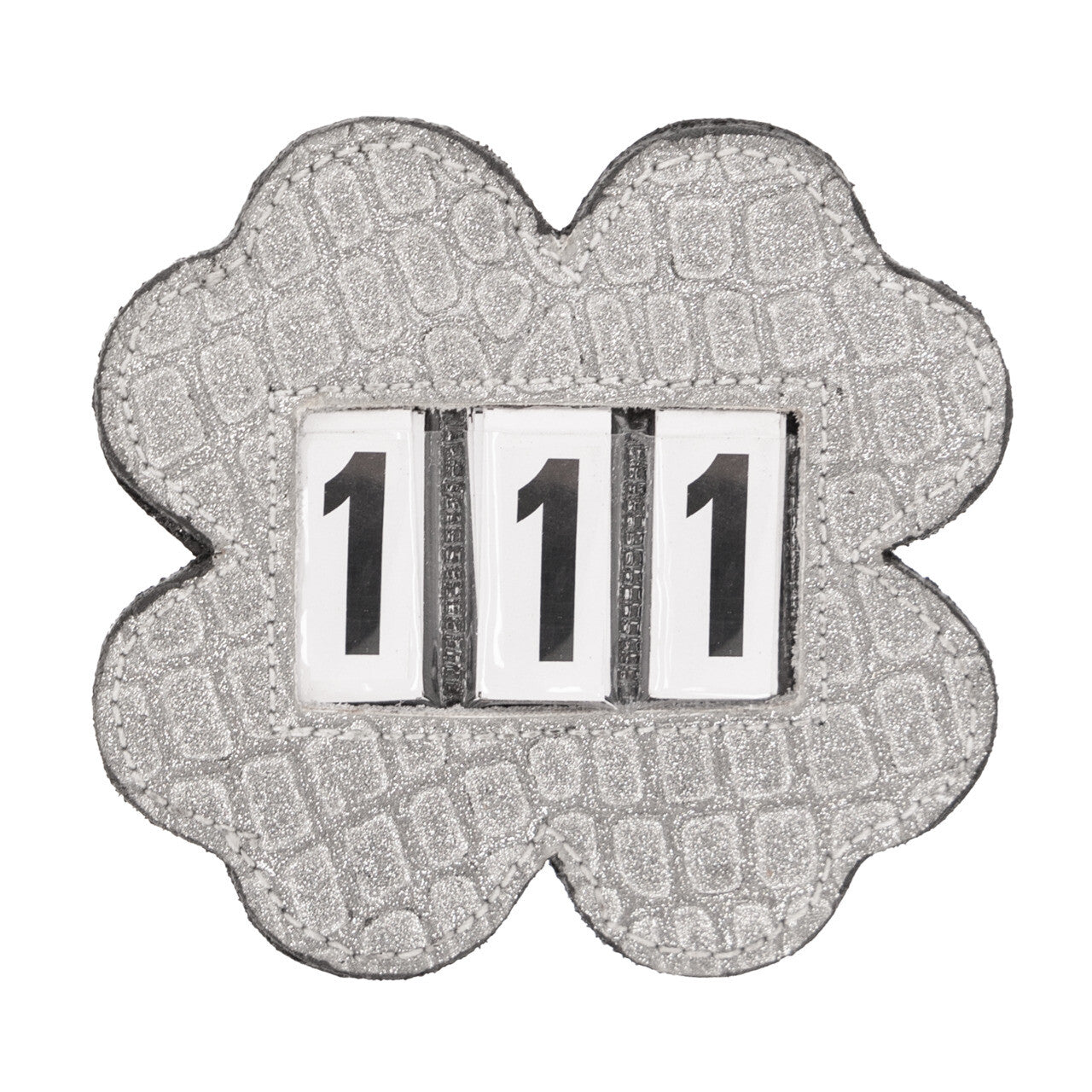 Porte-numéro Clover argent