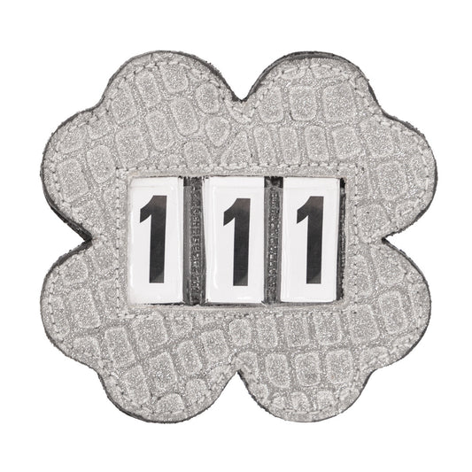 Porte-numéro Clover argent