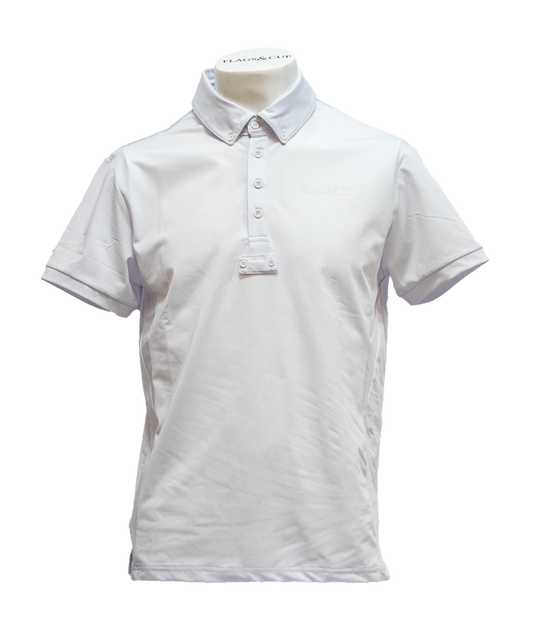 Polo de concours San remo manches courtes blanc
