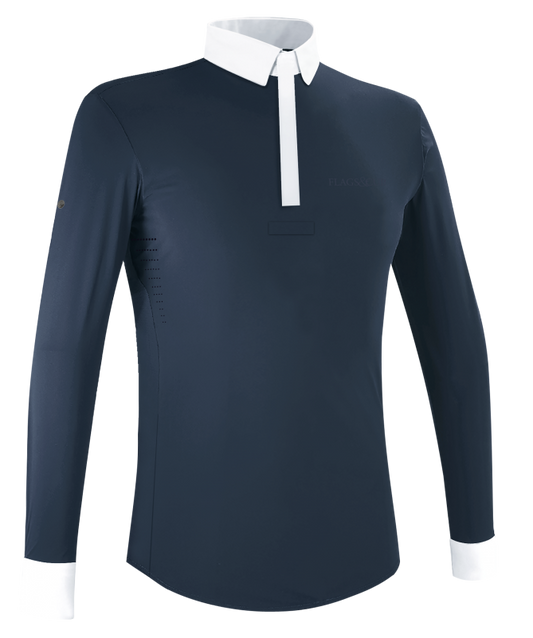 Polo concours homme Wako marine ML