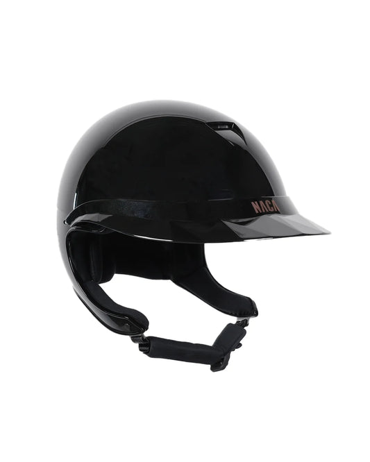 Casque Naca Comete XP noir brillant