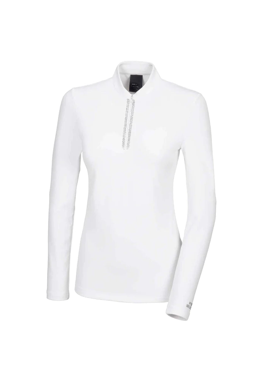 Pikeur zip shirt selection blanc