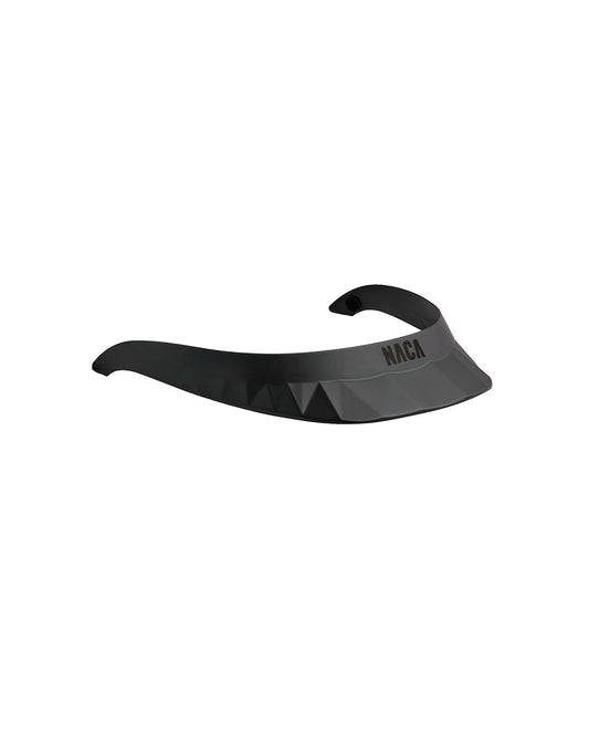Visière Naca S noir mat logo noir