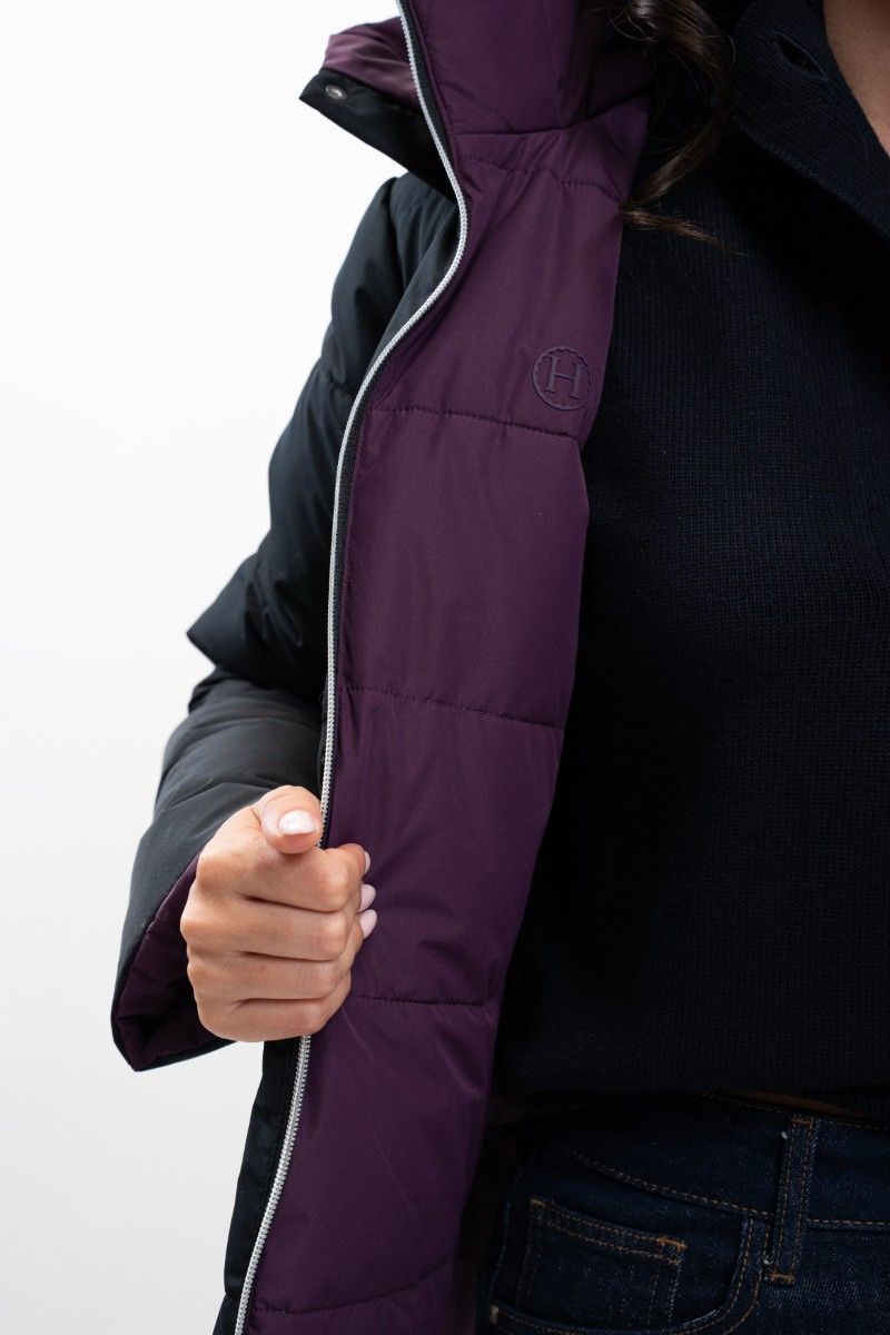 Parka Adele Harcour noire / figue