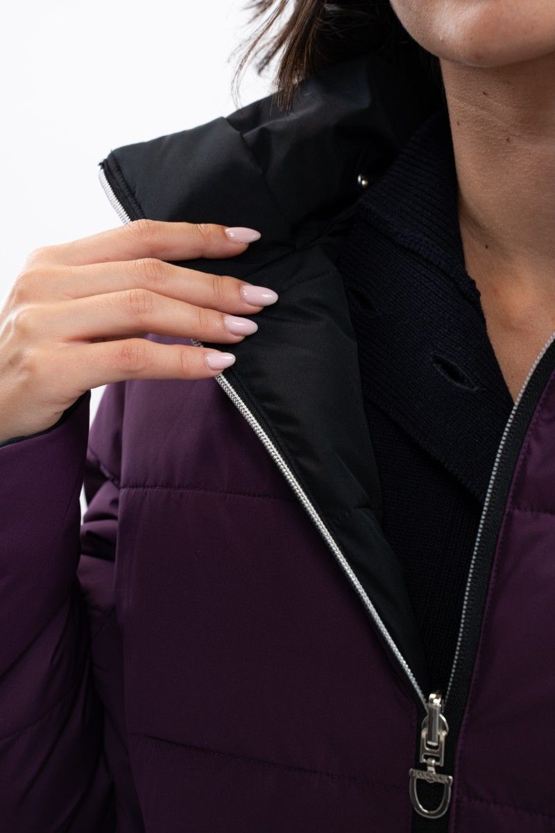 Parka Adele Harcour noire / figue