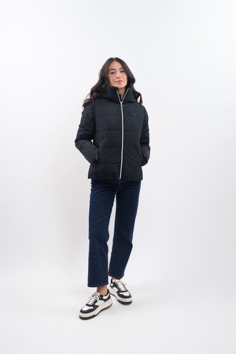 Parka Adele Harcour noire / figue