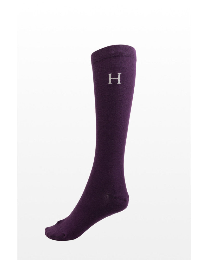 Chaussettes Aiko figue Harcour x 3