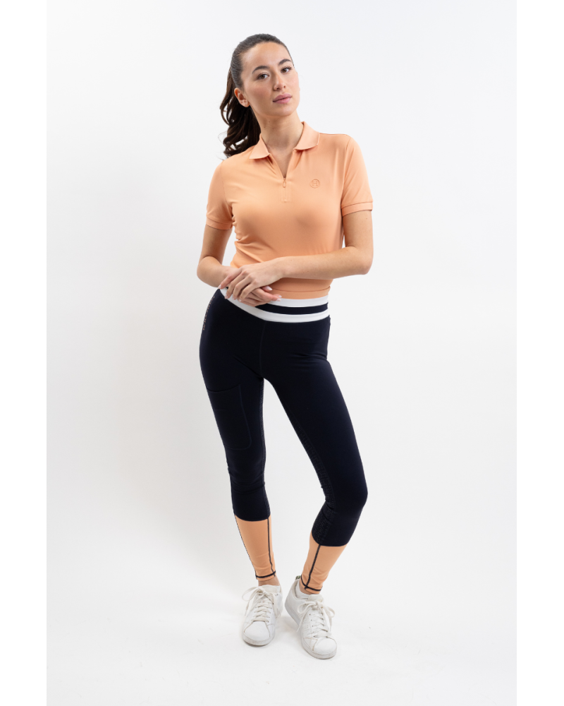 Legging full seat Brookie navy abricot