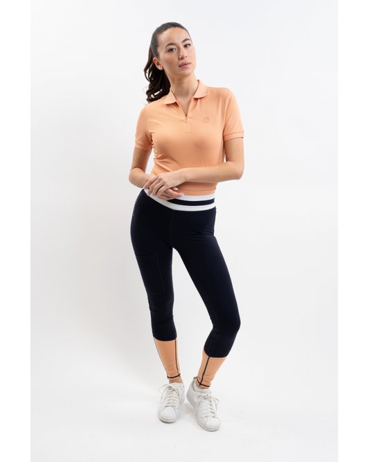 Legging full seat Brookie navy abricot