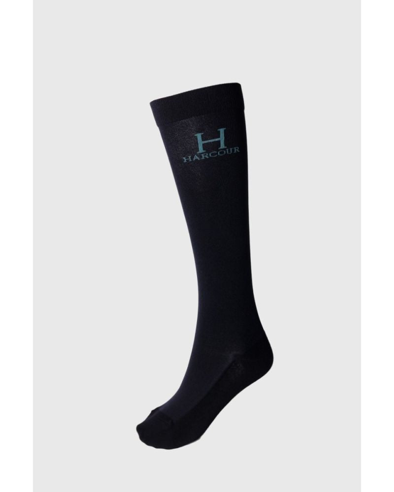 Chaussettes Badminton Harcour navy paon