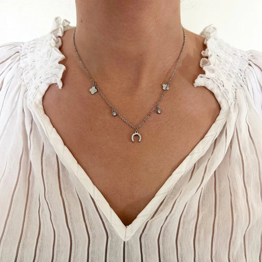 Collier Ziggy argent