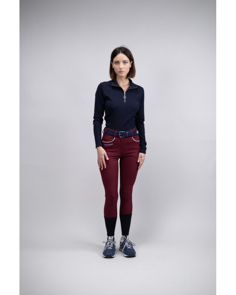 Pantalon Jaltika burgundy