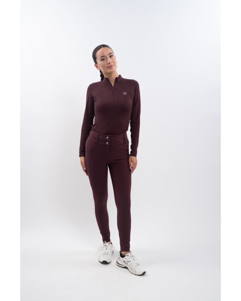 Pantalon Harcour Luce aubergine