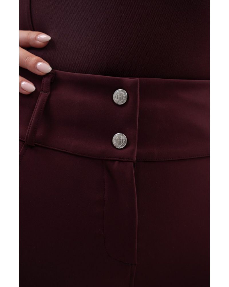 Pantalon Harcour Luce aubergine