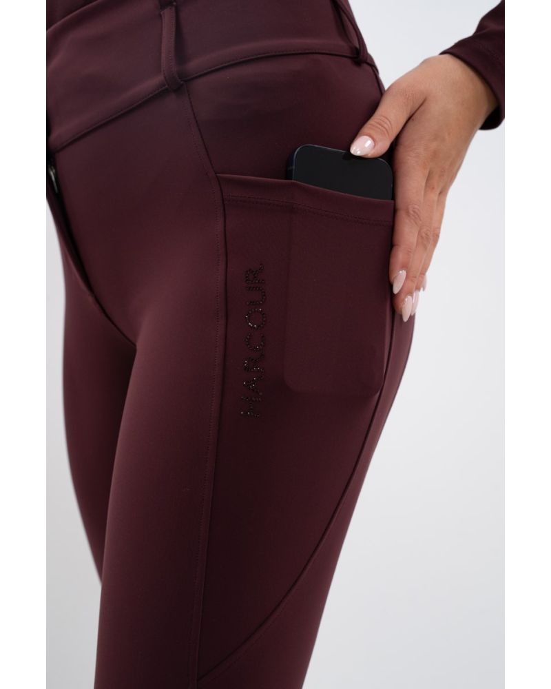 Pantalon Harcour Luce aubergine