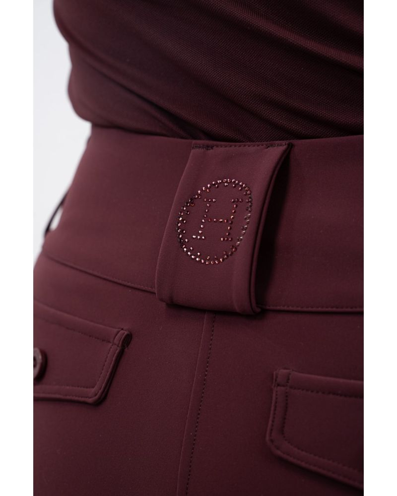 Pantalon Harcour Luce aubergine