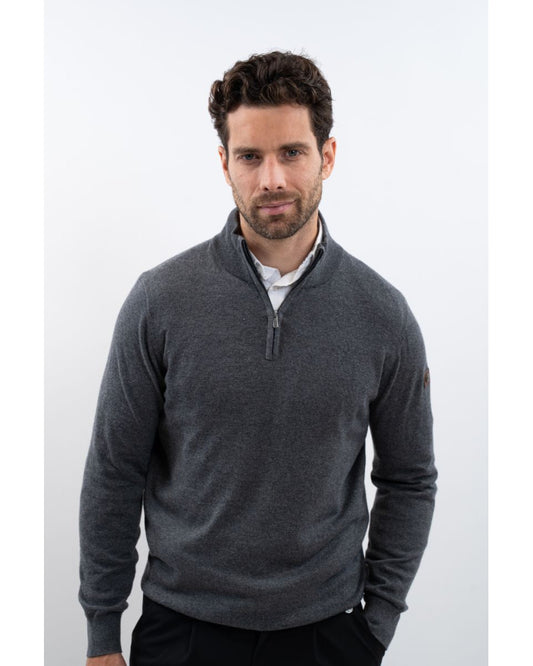 Pull Parmo Harcour gris ardoise
