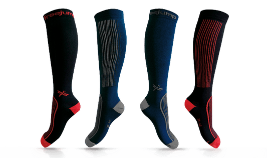 Chaussettes techniques Freejump navy