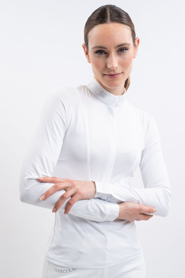 Polo concours Stella blanc
