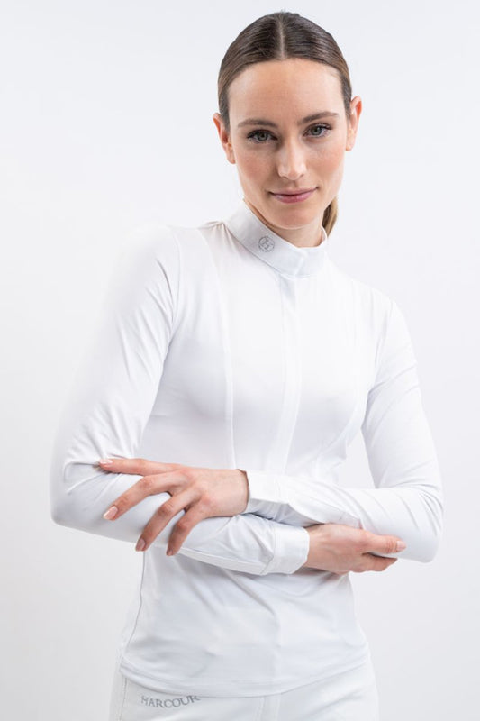 Polo concours Stella blanc