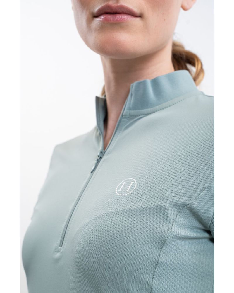 Polo technique Tess grey green