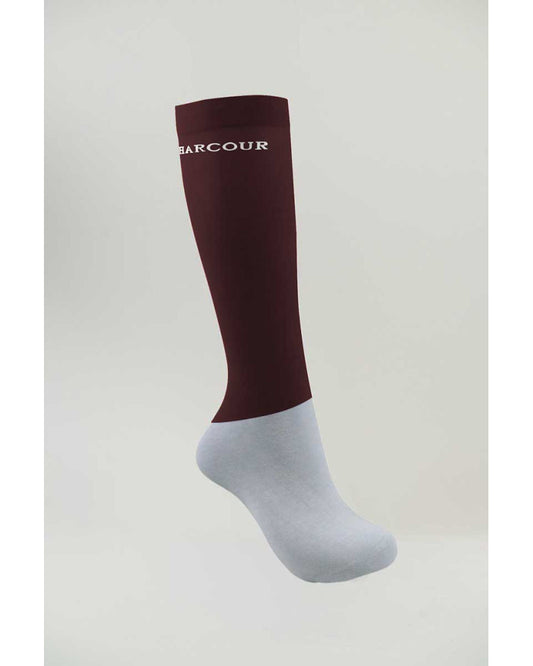 Chaussettes Vaya aubergine (x2)