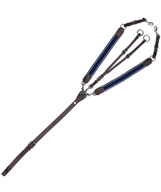 Collier de chasse élastique Canter marron / marine