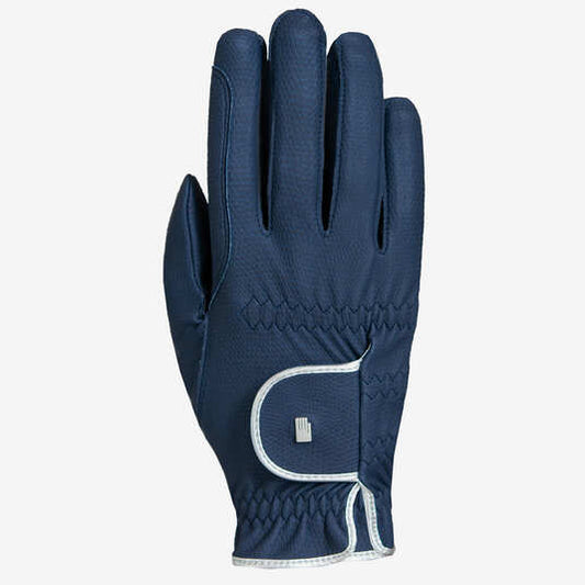 Gants Roeckl Lona marine et blanc