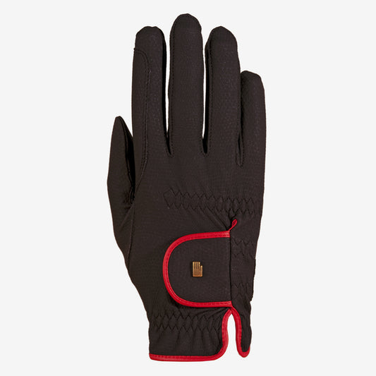 Gants Roeckl Lona noir et rouge