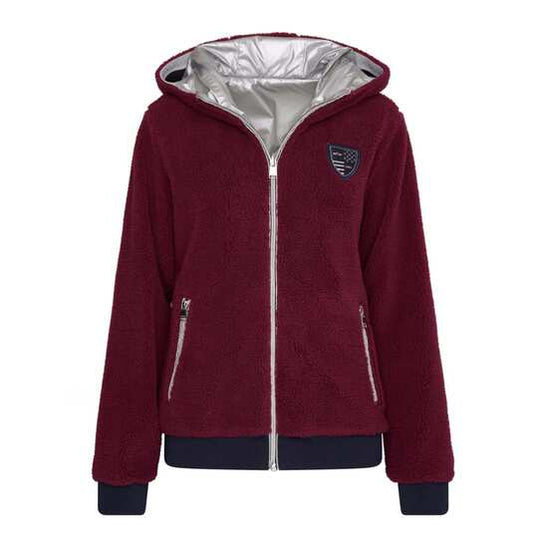 Sweat Gisele prune et argent HV Polo