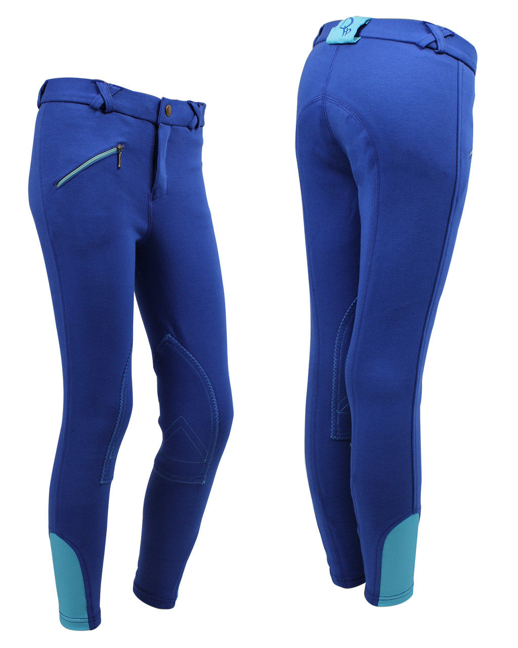 Pantalon junior bleu cobalt QHP