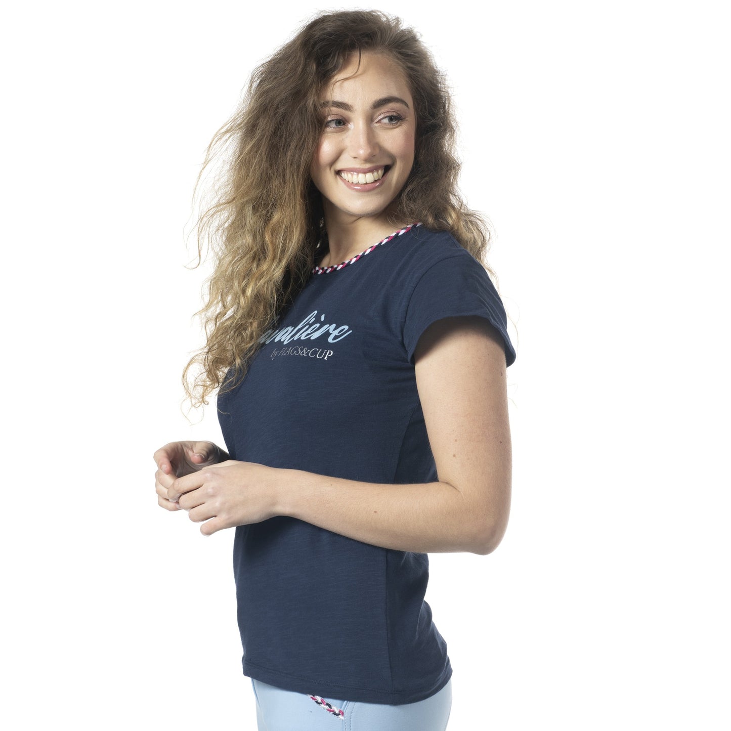 Tee-shirt femme Goya marine