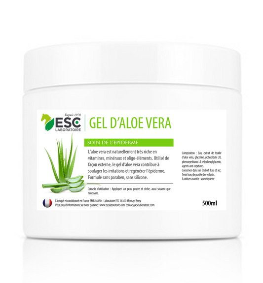 Gel d'aloe vera ESC laboratoire