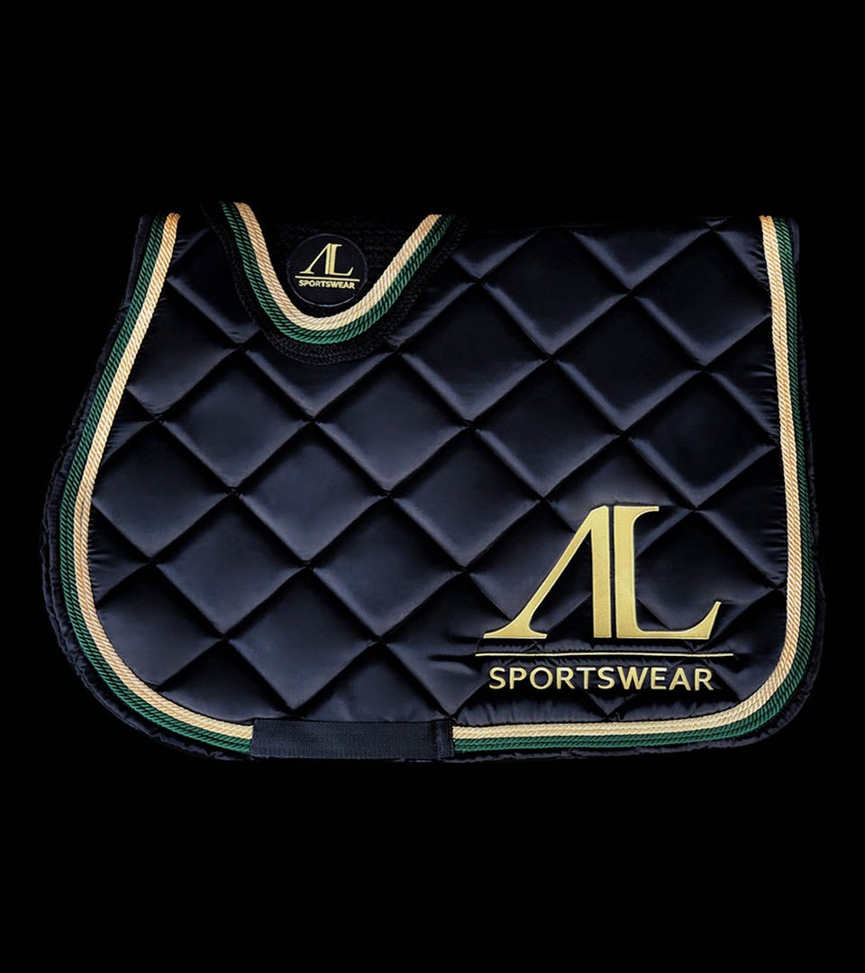 Tapis AL Sportswear noir & vert sapin