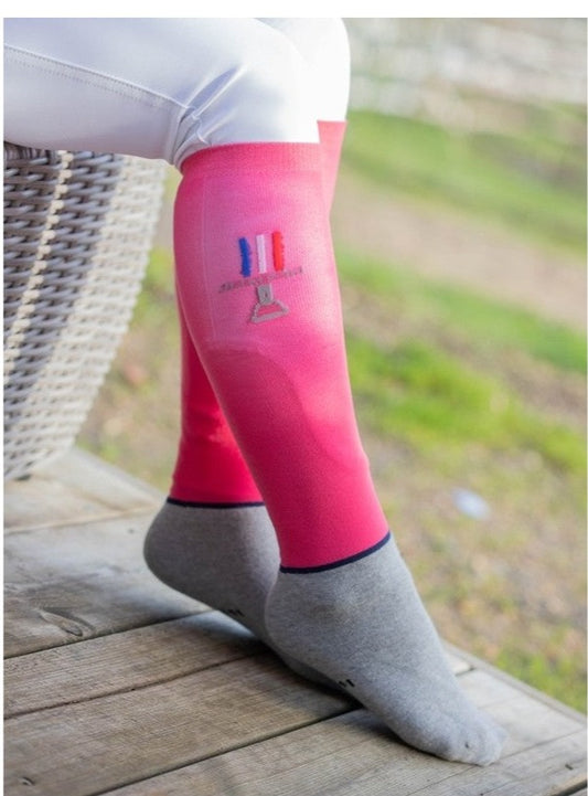 Chaussettes Jump'in fuschia