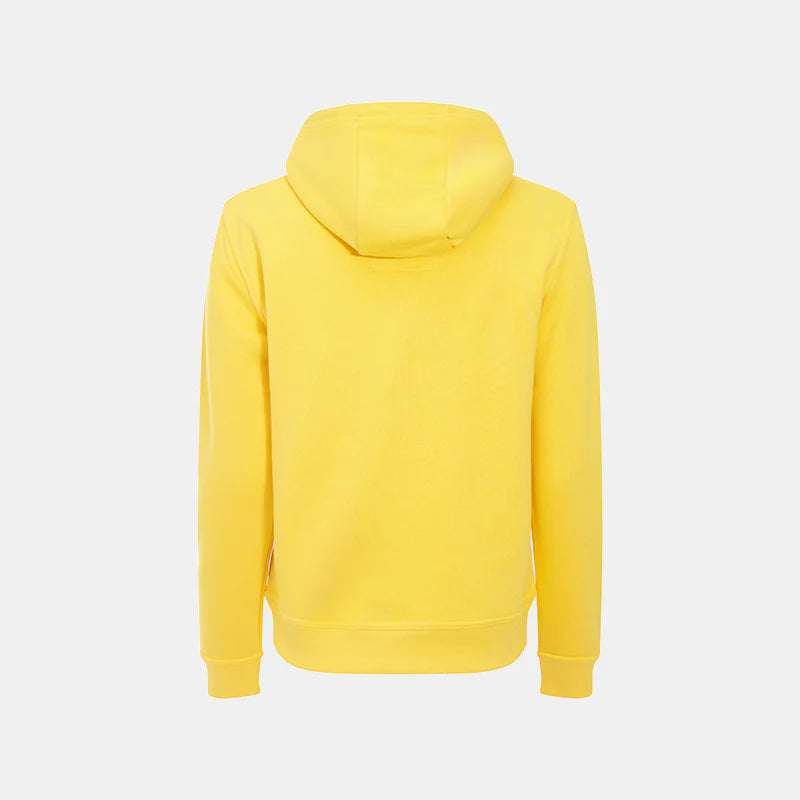 Sweat hoodie Hagg jaune et marine